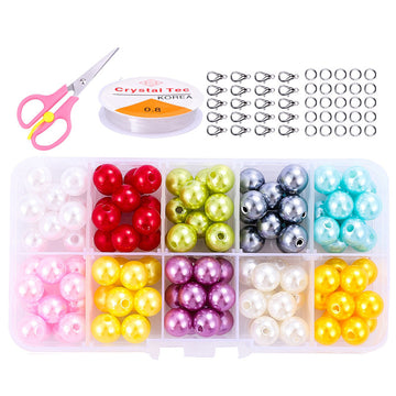 DIY Simulated Perler Bead Jewelry Making Kit - 10 Grids