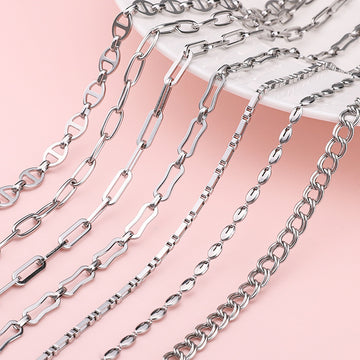 Butterfly Chain Extension Chain Stainless Steel Jewelry Chains