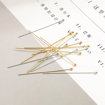 Copper Ball Head Pins - Jewelry Making Essentials