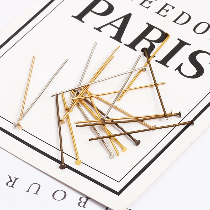 Iron Headpins (T-Pins) For Earring Pendant Making Material package