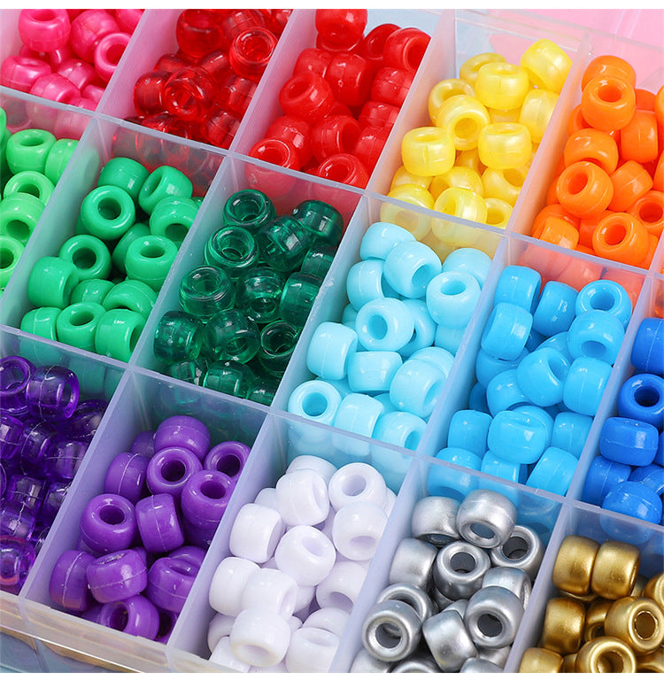 Barrel Bead Set DIY bulk beads - 9x6mm24 Grid