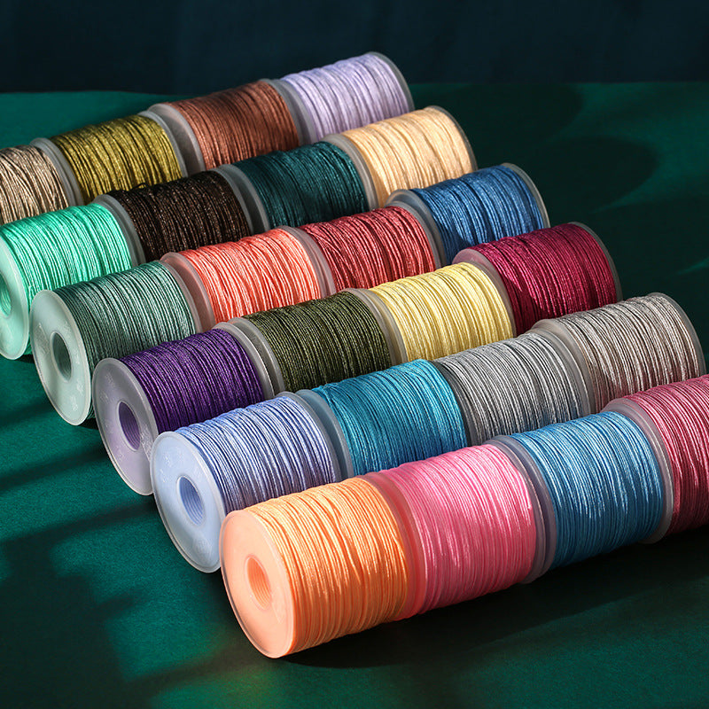 0.7mm Braided Nylon Craft Thread for Jewelry Making, Bracelet & DIY Handcraft Projects