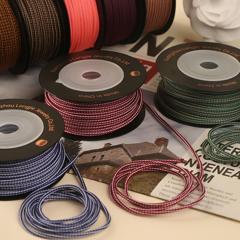 Dragon Beard Style 1.5mm Craft Cord, Ice Silk Nylon Thread for Handmade Jewelry, Chinese Knot, Pendant & DIY Accessories