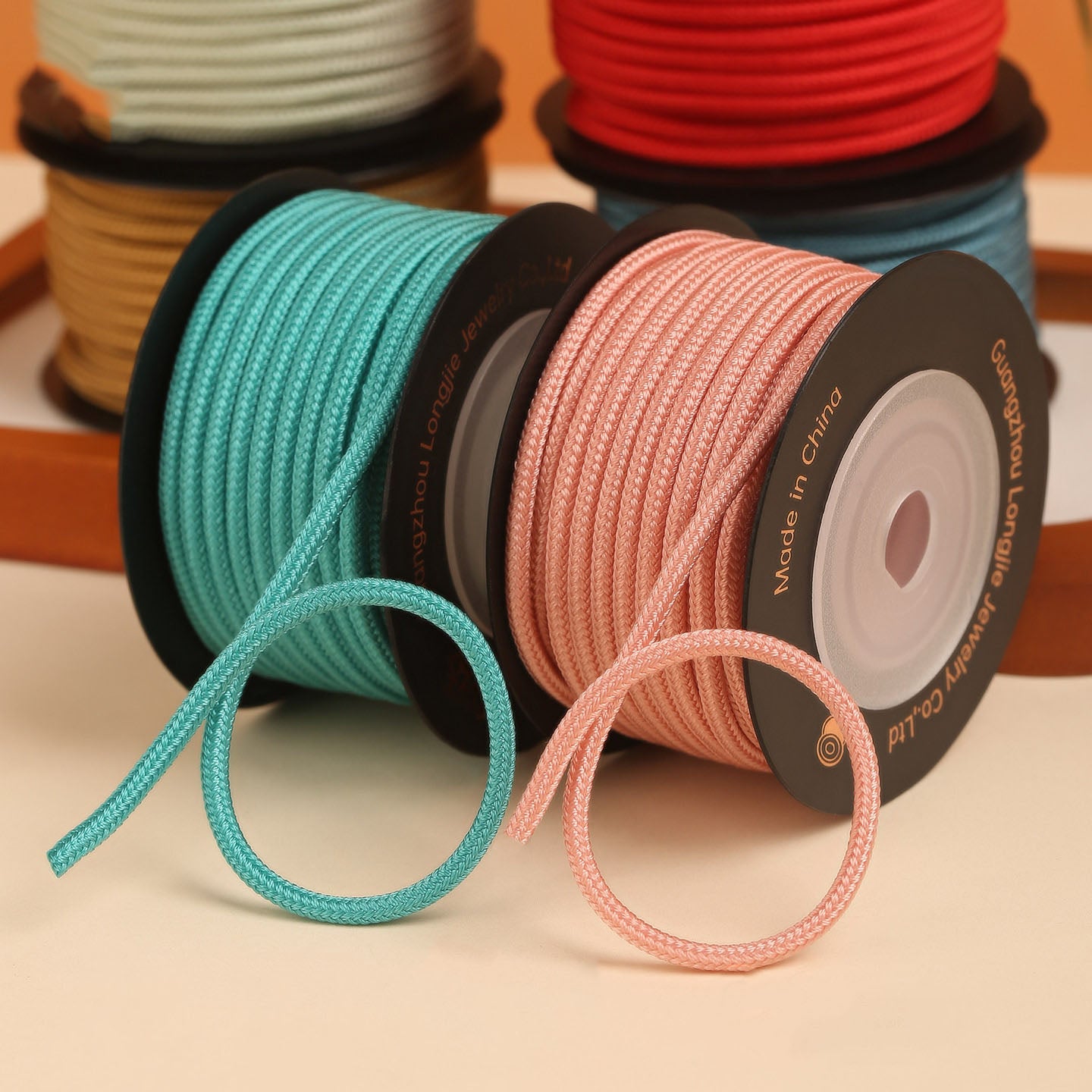 Soft Round Craft Rope 3mm for Bracelet Weaving, Pendant Design and DIY Accessories