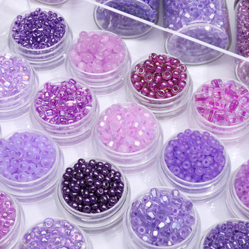 【Purple】Rice beads DIY
