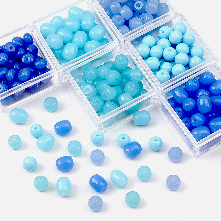 【Blue】Glass beads