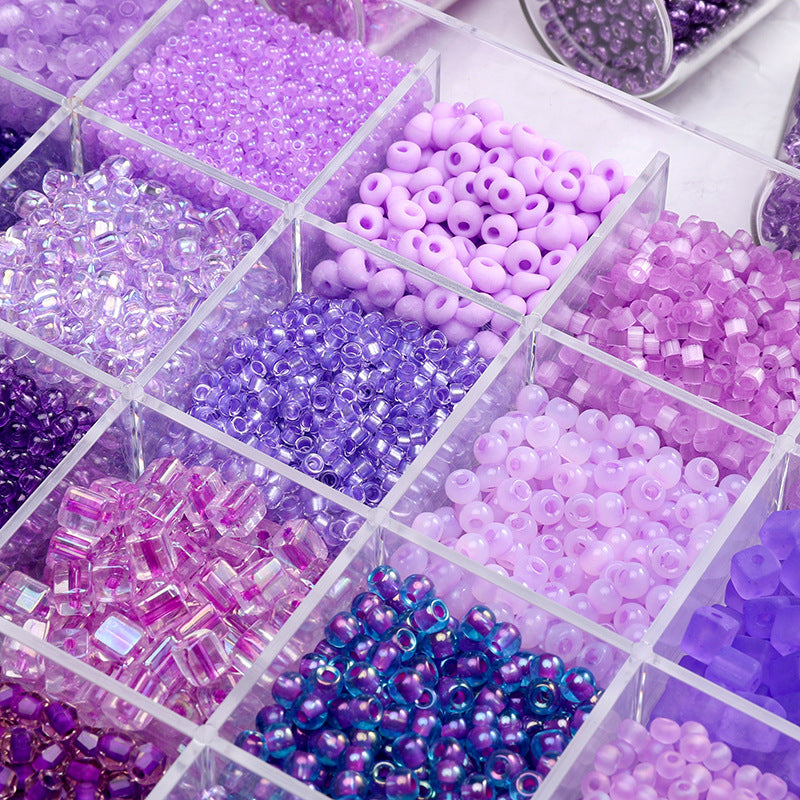 【Purple】Rice beads DIY