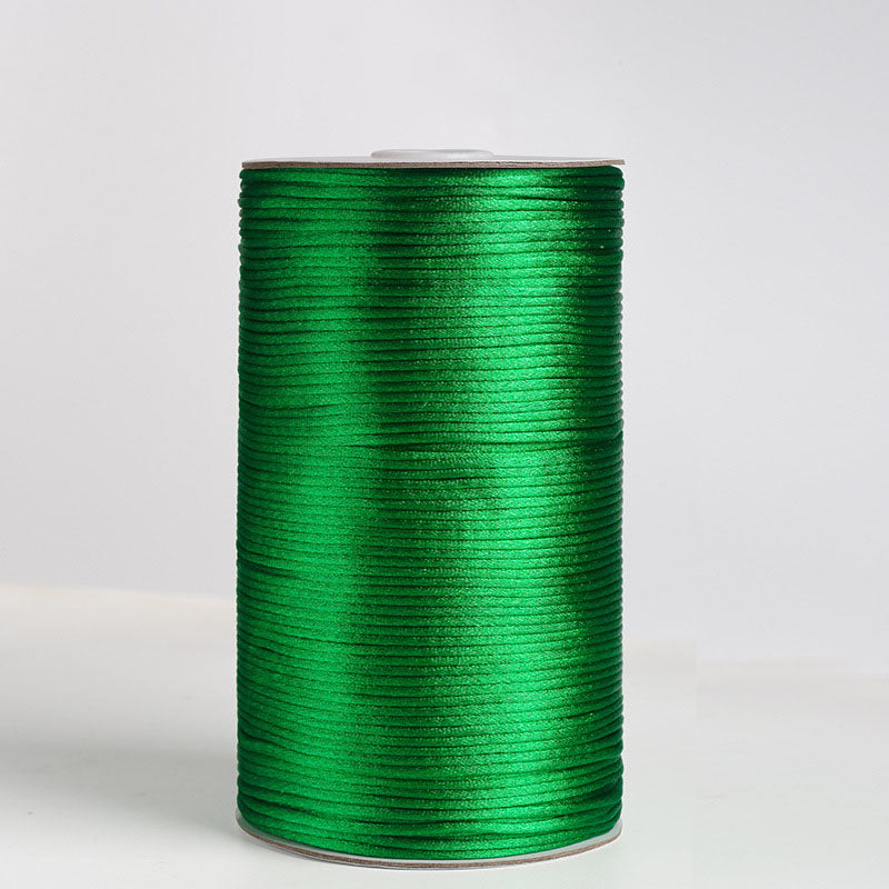 2.5mm Korean Silk Style Nylon Cord for Chinese Knot & Jewelry Making – Durable Braided String for Bracelets, Necklaces & DIY Craft Design