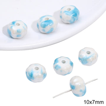 Pumpkin Blues Beads Jewelry Making Supplies