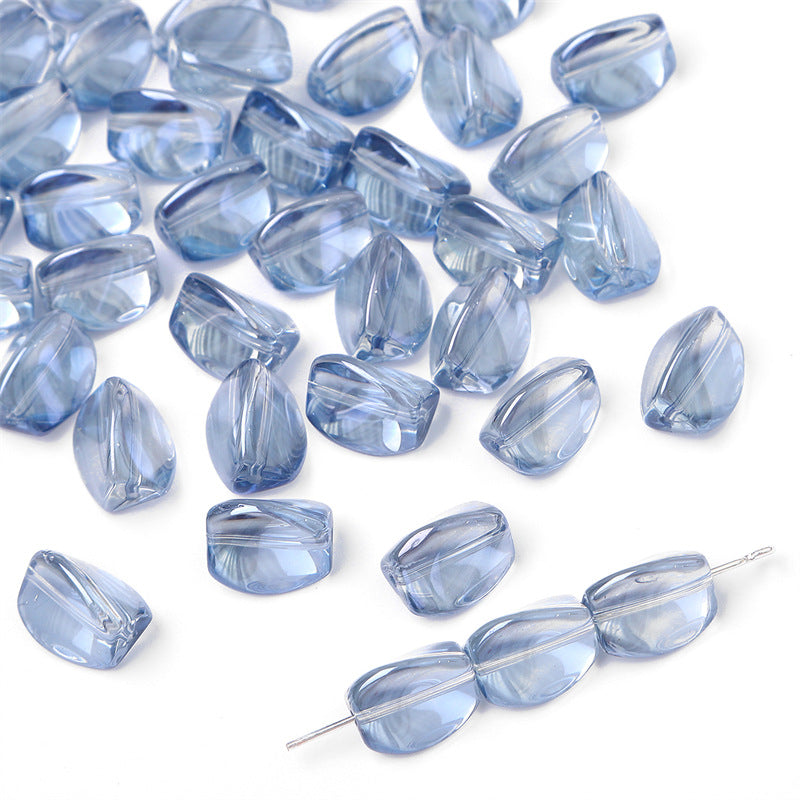 10 Irregular Aurora Fantasy Glass Crystal Beads