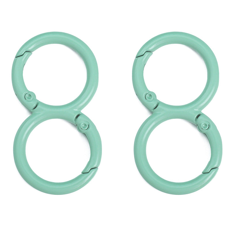 Figure-8 Keychain Rings (Multi-Size Options)