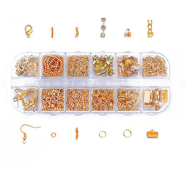 DIY Handmade Earrings and Studs Jewelry Set - 12 Grids