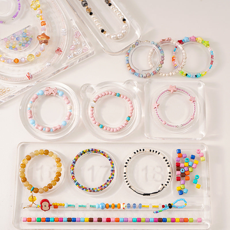 Acrylic High-Transparency Tray for Jewelry Design & Display