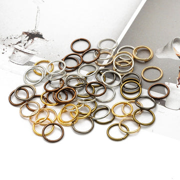 3-20mm Single Ring Open Iron Jump Rings Jewelry Making Kit