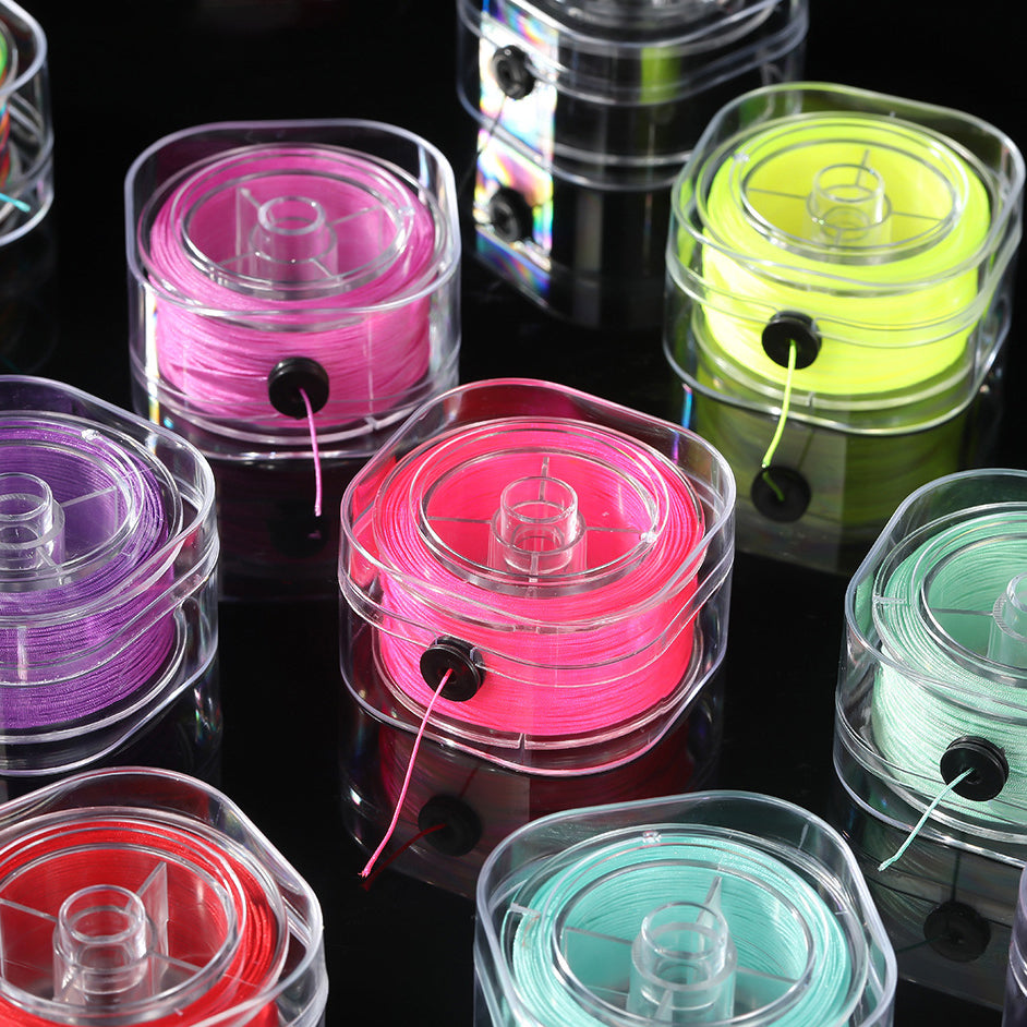 0.8mm Nylon Cord Box – Colorful Beading & Jewelry String for DIY Crafts