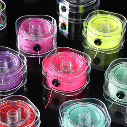 0.8mm Nylon Cord Box – Colorful Beading & Jewelry String for DIY Crafts
