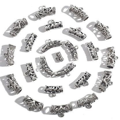 DIY Alloy Three-Way Pendant Connecting Buckle (Antique Silver Plated)