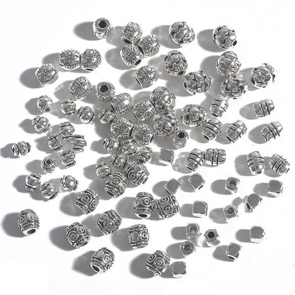 Irregular alloy spacer beads