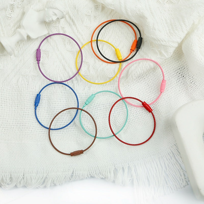 Candy Color DIY Keychain Jump Rings