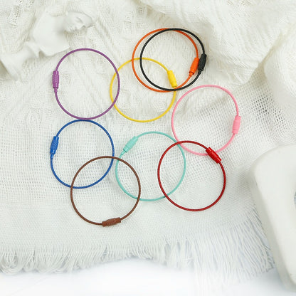 Candy Color DIY Keychain Jump Rings