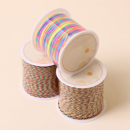 Colorful Jewellery Beaded Wire 0.8mm Nylon Cord
