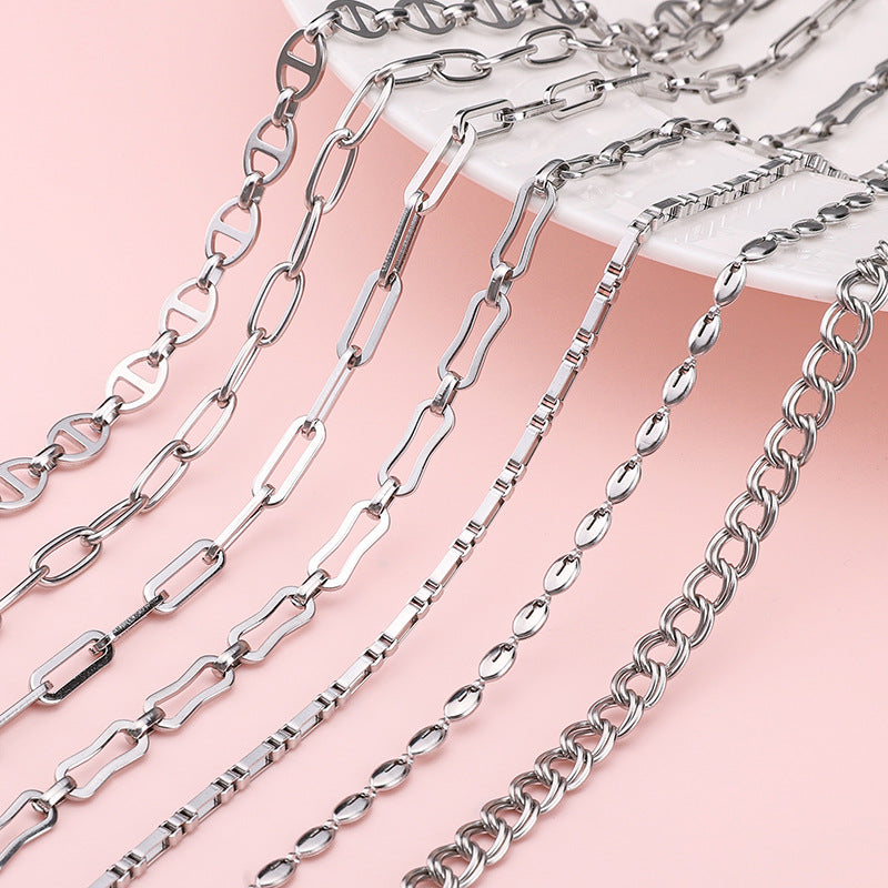 Butterfly Chain Extension Chain Stainless Steel Jewelry Chains
