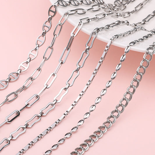 Butterfly Chain Extension Chain Stainless Steel Jewelry Chains