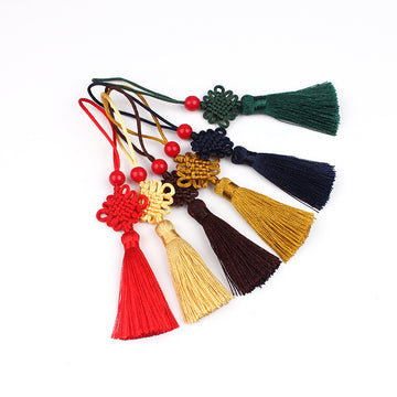 Mini Chinese Knot Tassel Set – Small Pendant Charms & Bookmark Tassels for DIY Crafts