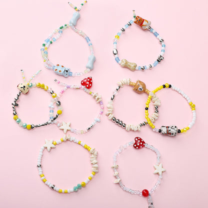 Cute Puppy Animal Bead Kit – DIY Jewelry Making Set for Kids, Bracelets, Necklaces & Crafts