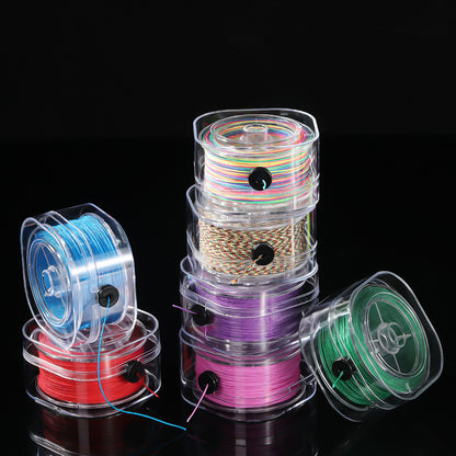 0.8mm Nylon Cord Box – Colorful Beading & Jewelry String for DIY Crafts