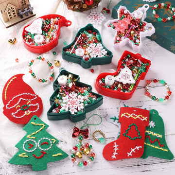 Cartoon Christmas Series Beaded Set DIY Jewelry Accessories