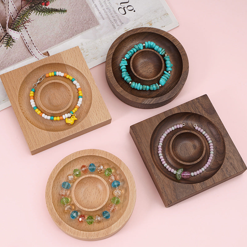 Jewelry Wooden Prop Display Tray