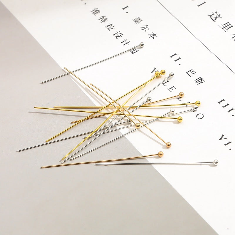 Copper Ball Head Pins - Jewelry Making Essentials