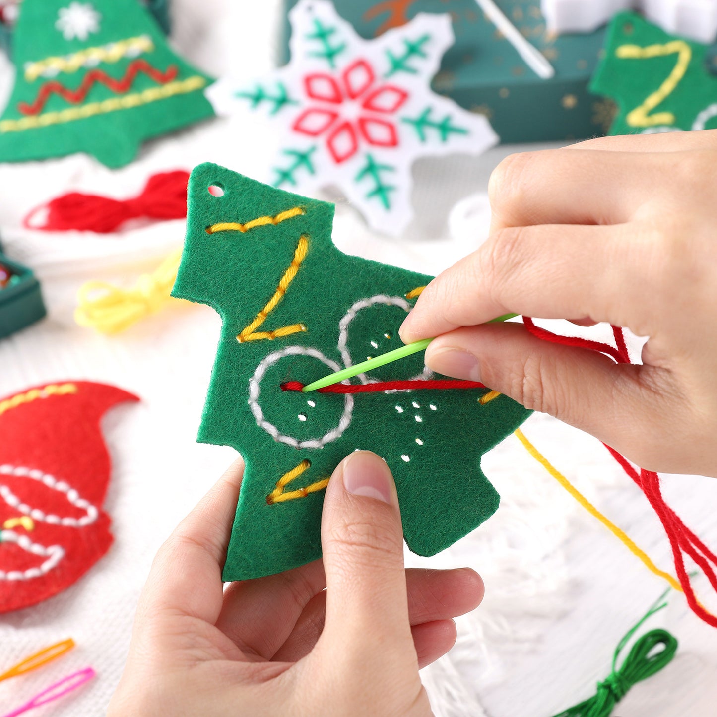 Cartoon Christmas Series Beaded Set DIY Jewelry Accessories