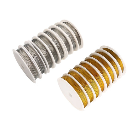 0.3-1mm Gold Natural Steel Wire For Jewelry Making