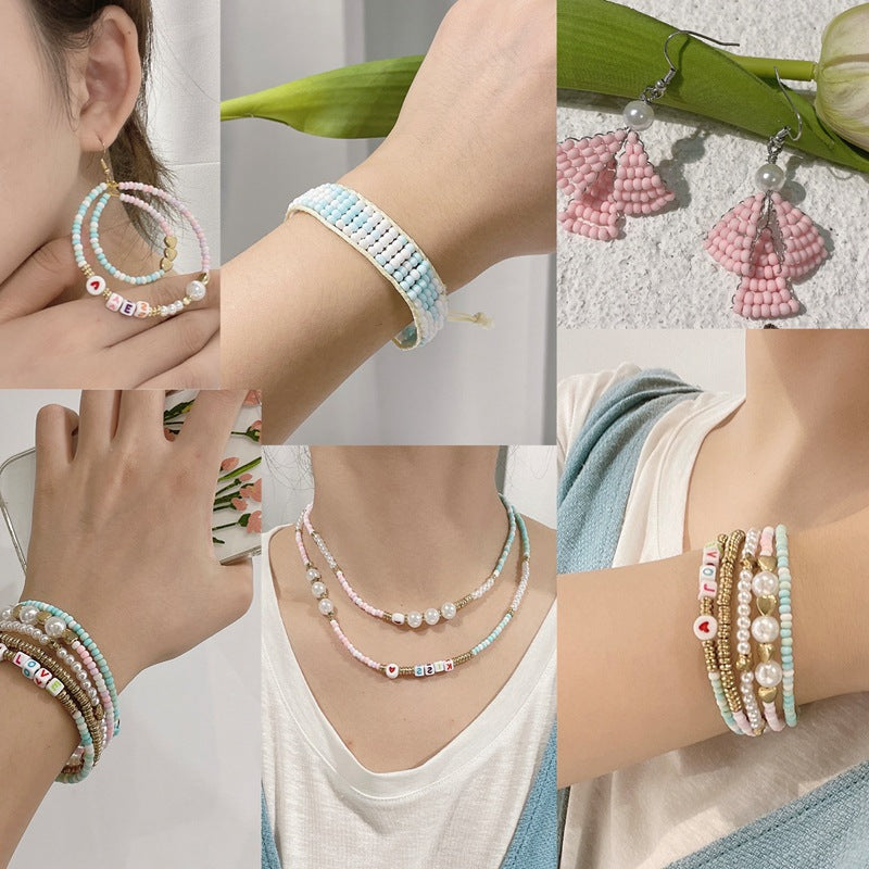 2/3/4mm Solid Color Frosted Glass Seed Beads
