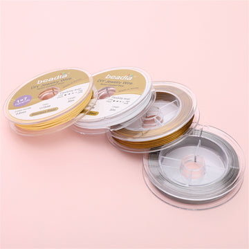 Stainless Steel Gold-Colored Flexible Wire for Jewelry Making