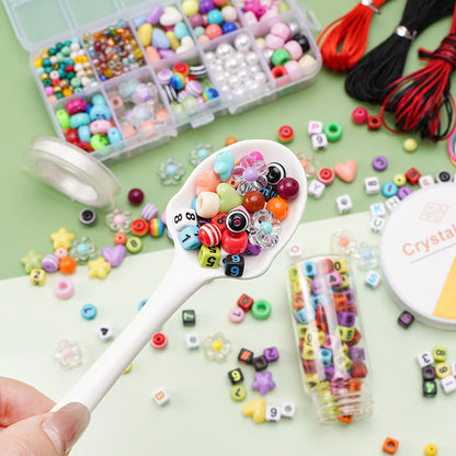 Acrylic Letter & Number Bead Kit – DIY Safety Bracelets for Kids & Pets, Personalized Jewelry Making Set