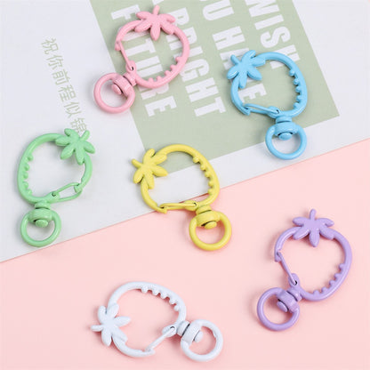 Spray Paint Color Strawberry-Shaped Keychains