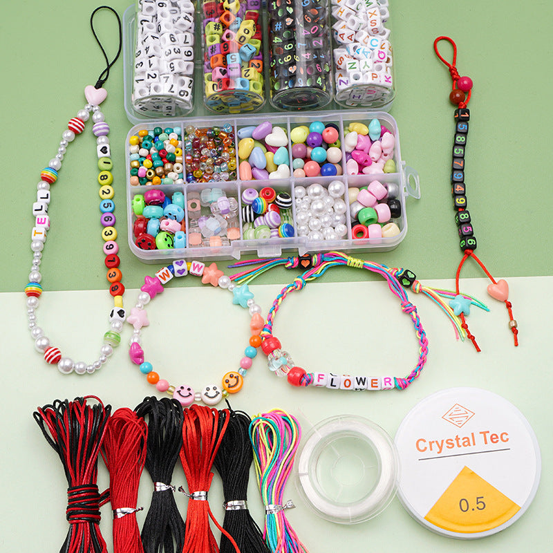 Acrylic Letter & Number Bead Kit – DIY Safety Bracelets for Kids & Pets, Personalized Jewelry Making Set