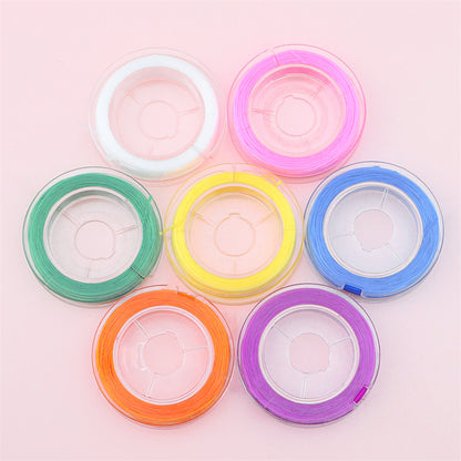 0.7mm Colorful Elastic Stretch Cord Beading Thread Bracelet Making Supplies