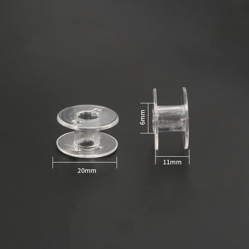 Transparent Sewing Machine Bobbin Storage Box Organizer