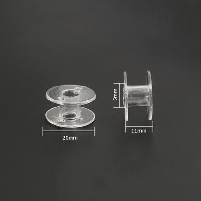 Transparent Sewing Machine Bobbin Storage Box Organizer