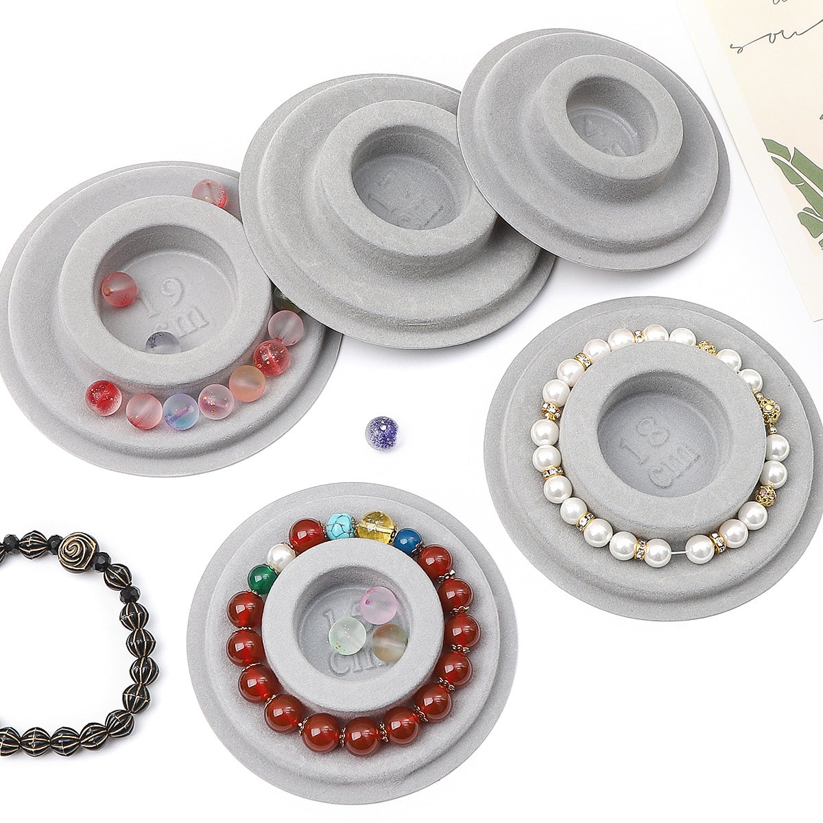 Beaded Jewelry Bracelet Design Disc Platel (PE Material)
