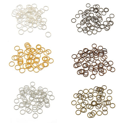 3-20mm Single Ring Open Iron Jump Rings Jewelry Making Kit