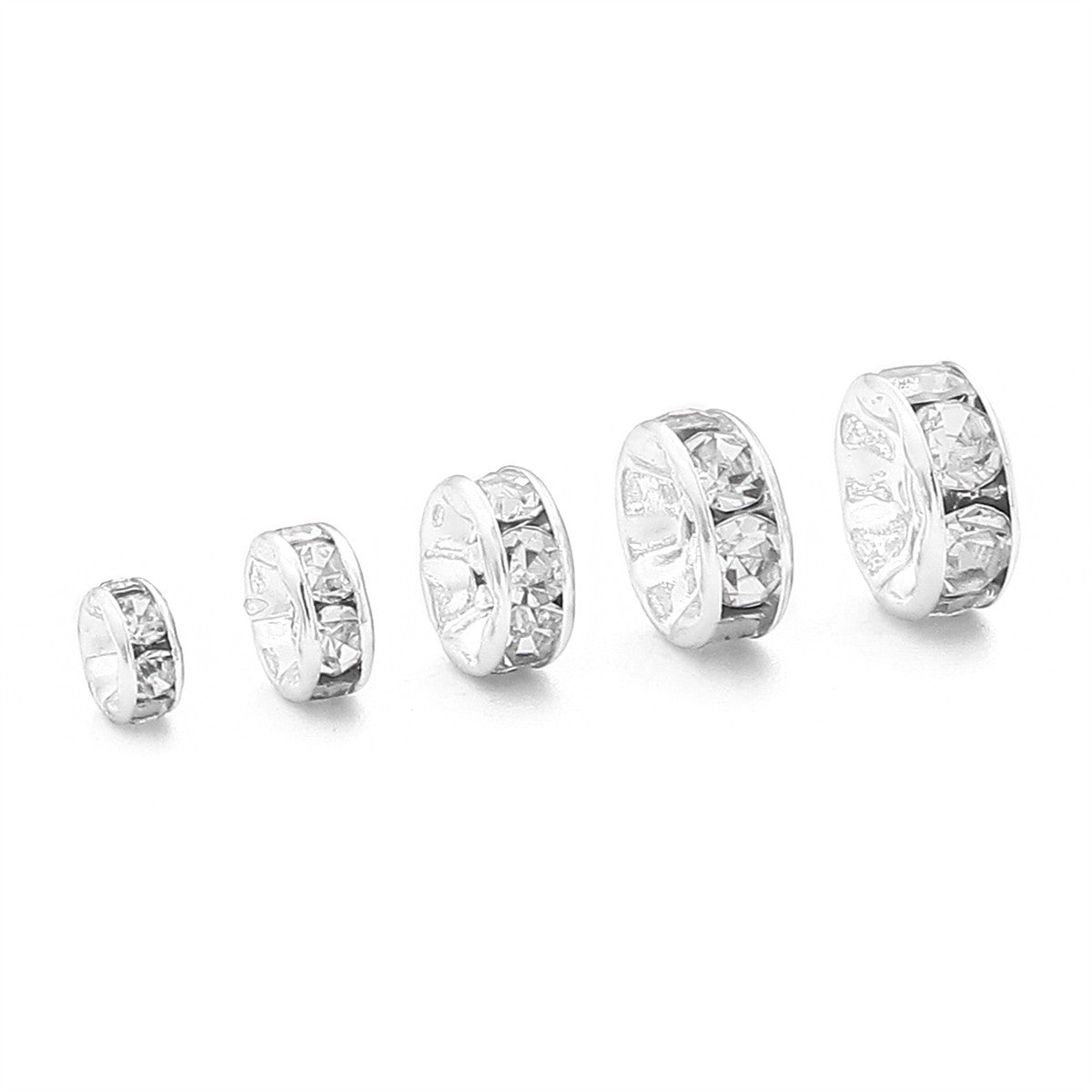 14K Gold Plated Diamond Spacer Beads (10pcs/pack)