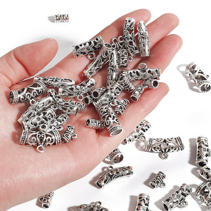 DIY Alloy Three-Way Pendant Connecting Buckle (Antique Silver Plated)