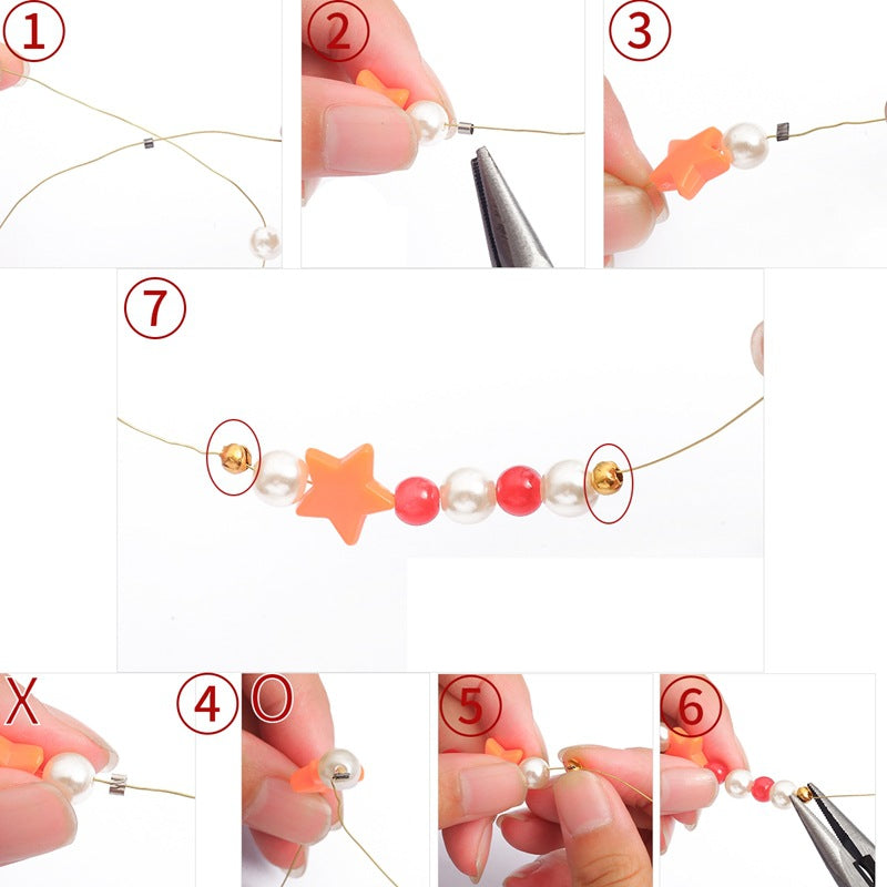 Iron Crimp Beads with Open Ends (Multi-Finish Options)