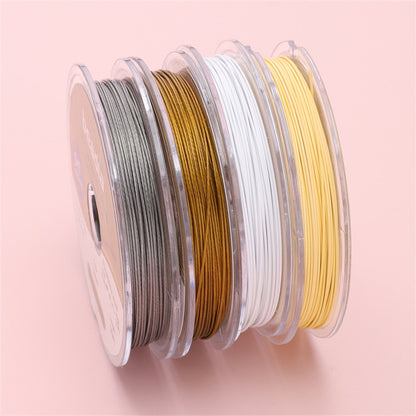 Stainless Steel Gold-Colored Flexible Wire for Jewelry Making