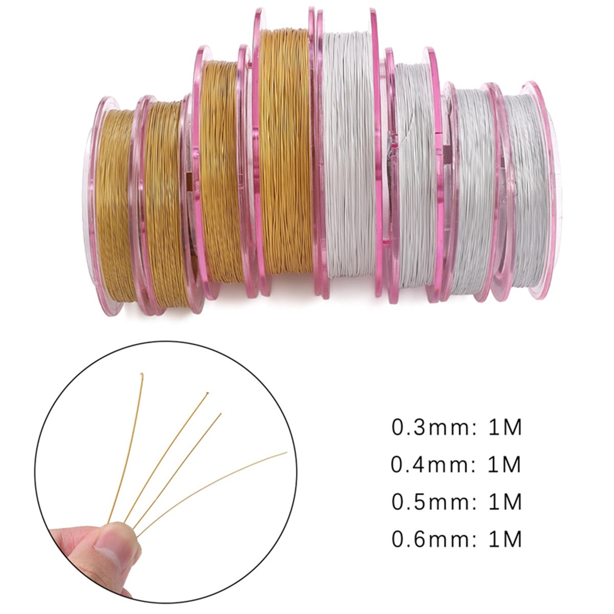 Soft Steel Wire Gold Wire Bracelet Earring Beading Wire
